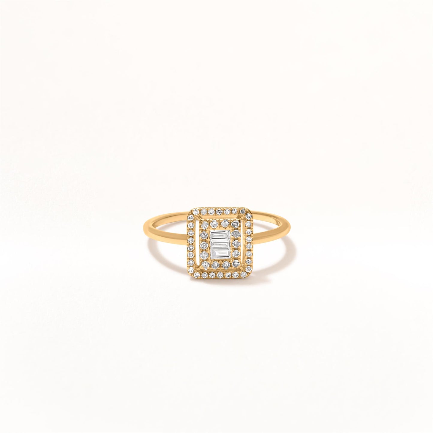Vivant Diamond Ring in 18K Gold